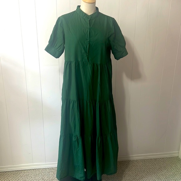 Green Long Shein Dress - Picture 1 of 5